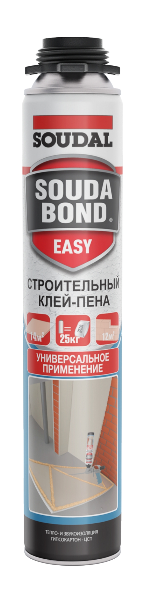 Строительный клей-пена Soudabond EASY летняя формула