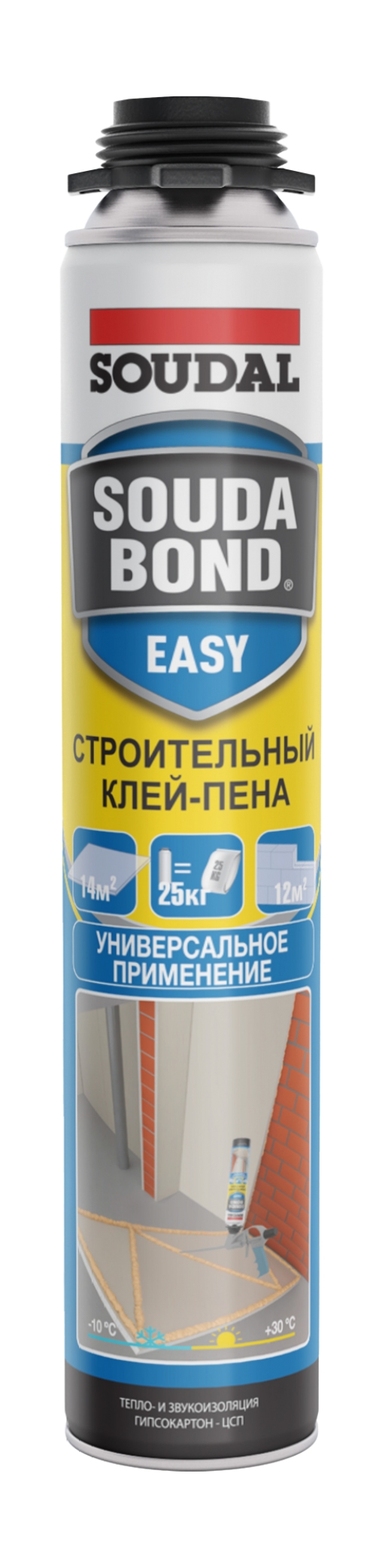 Строительный клей-пена Soudabond EASY зимняя формула